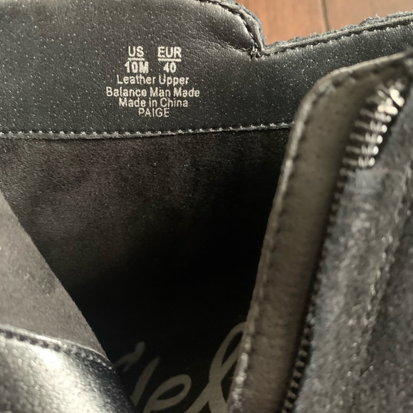 Suede Ankle Boots | Sam Edelman | 10 | Black - Picture 9 of 9